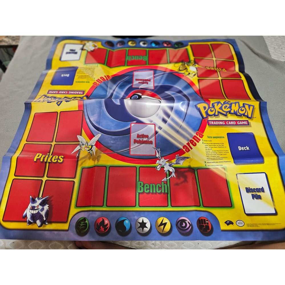 vintage Pokémon Trading Card Game playmat